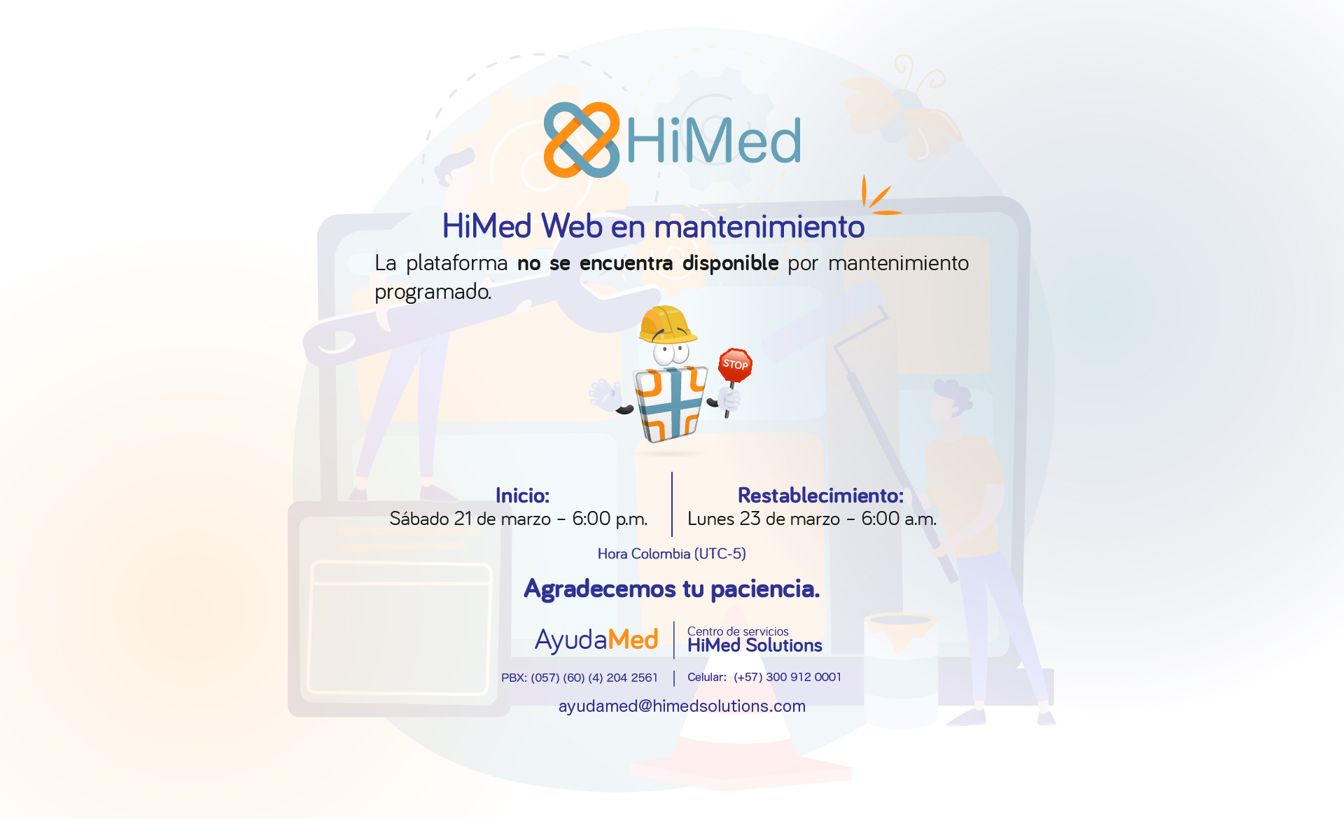 Estamos en mantenimiento